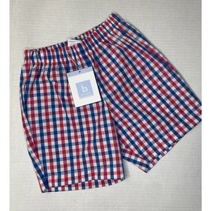 Bella Bliss-Dudley Plaid Printed Boys Short Size 5 NWT